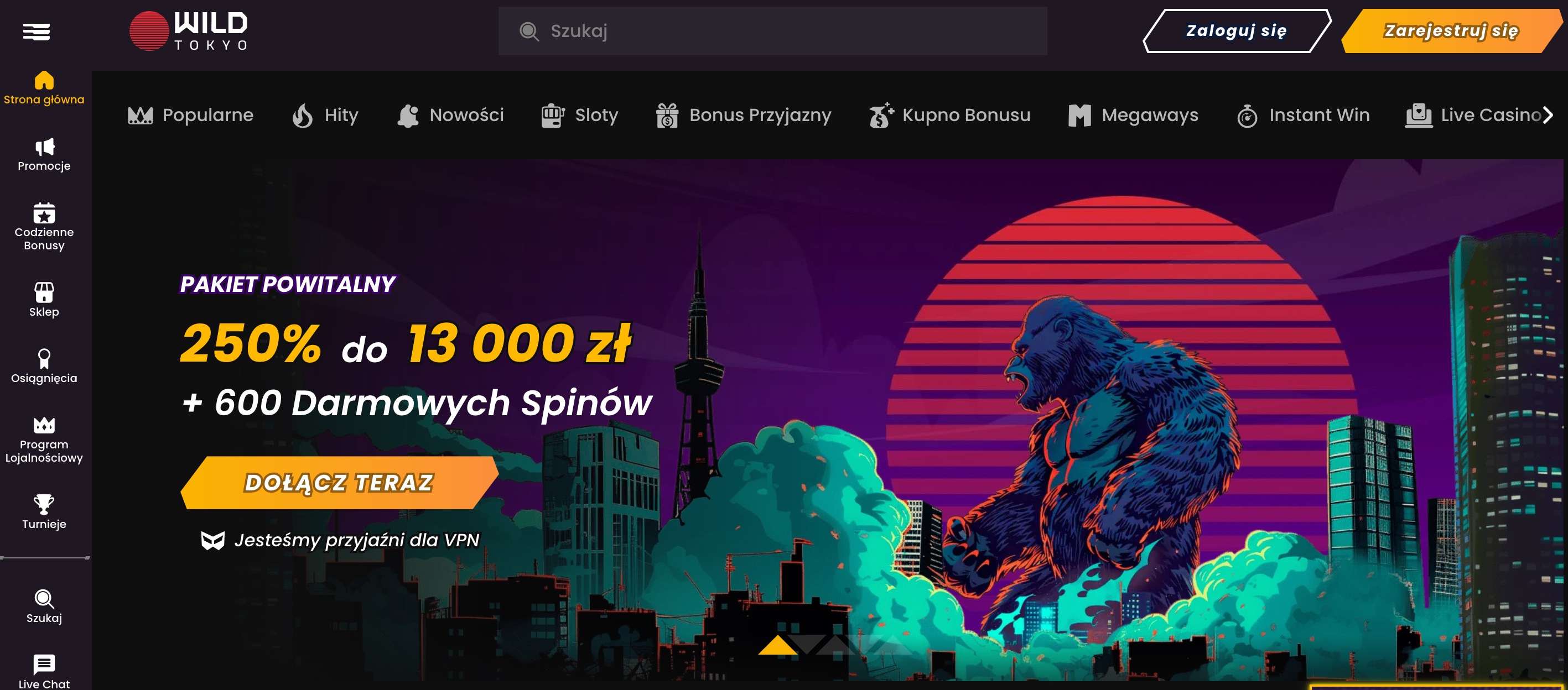 Wild Tokyo Casino hero icon